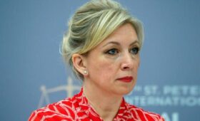 Захарова назвала карту Украины в Белом доме “оплеухой” для Зеленского