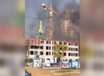 Три человека спасены из пожара на юго-западе Москвы