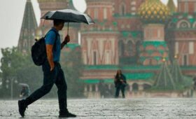 Сильный дождь может пойти в Московском регионе 22 августа