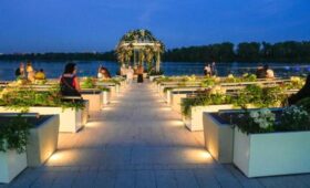 Архитектурно-художественная подсветка появилась на набережной в “Коломенском”