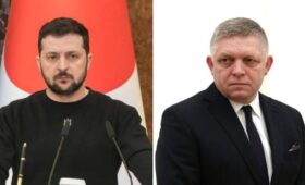 Зеленский встретился с Фицо в Ужгороде