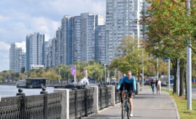 Новый маршрут в Нагатинском Затоне дополнил сеть прогулочных зон района
