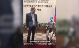 В Госдуме начал работать робот Володя