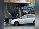 Автобус попал в ДТП с автомобилем на севере Москвы