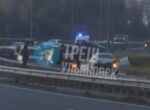 40 автомобилей попали в ДТП в районе Президентского моста в Ульяновске