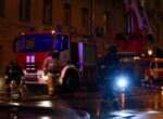 Пожар вспыхнул в здании в центре Москвы