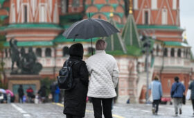 Облачная и дождливая погода ожидается в Москве в ноябрьские праздники