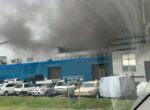 Предприятие по производству автомасел загорелось в подмосковном Пушкине