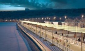 Каток откроется на новой набережной в «Коломенском»