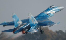 ВКС России сбили украинский самолет Су-27
