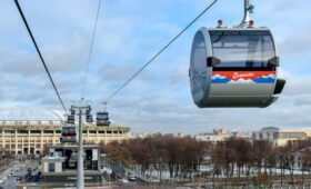 Московская канатная дорога будет работать в новогоднюю ночь