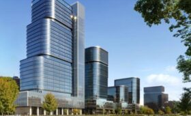 В Хорошёвском районе началось строительство бизнес-центра с террасами