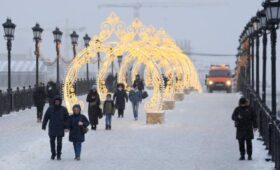 Облачная погода и небольшой снег ожидаются в Москве 31 декабря