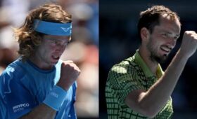 Теннисисты Рублев и Медведев вышли в третий круг Australian Open