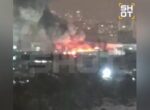 Пожар на складе в Одинцове локализован на площади 1,8 тыс «квадратов»