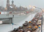 Движение на МКАД в районе развязки с Бесединским шоссе затруднено из-за ДТП