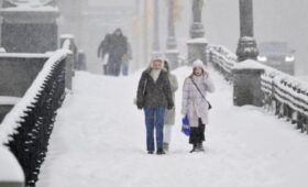 Снегопад в столице станет менее интенсивным после полудня 29 января