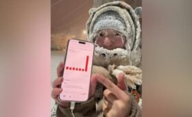 Якутский блогер преодолела 100 тысяч шагов в минус 40 градусов