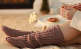 Москвичи во время морозов активно готовили дома и запасались колготками