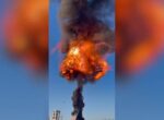 Сход грузовых вагонов с возгоранием бензина произошел в Тамбовской области