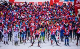 Почти 2,5 тыс человек приняли участие в «Московской лыжне»
