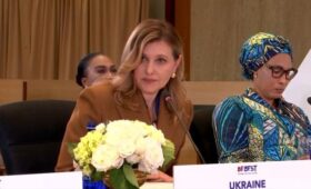 Жена Зеленского обратилась к пустому креслу вместо Мелании Трамп