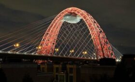 Более 100 объектов получили архитектурно-художественную подсветку в Москве в 2025 году