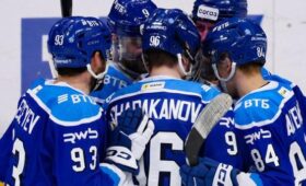 Московский клуб «Динамо» обыграл «Салават Юлаев» в гостевом матче КХЛ