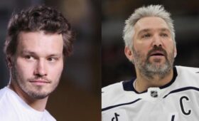 Хоккеисты Овечкин и Сергачев обнялись во время драки после матча НХЛ