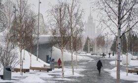 Желтый уровень опасности продлен в Москве из-за гололеда