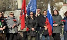 Депутат ГД Романенко принял участие в памятной акции в годовщину воссоединения Крыма с РФ