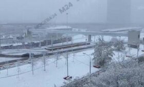 В Москве в ближайшие часы усилятся мокрый снег и шквалистый ветер