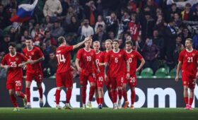 Сборная России осталась на 36-м месте в рейтинге FIFA