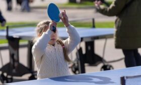 Зона для настольного тенниса и бадминтона открылась на ВДНХ