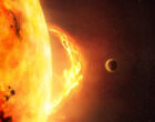 Сильная вспышка класса М произошла на Солнце