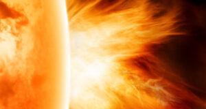 Мощная вспышка класса M произошла на Солнце