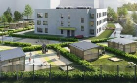 Отделочные работы начались в строящемся детском саду во Внукове