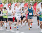Юбилейная эстафета по Садовому кольцу проходит в Москве