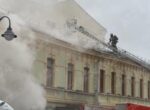 Агентство «Москва»: площадь пожара в здании на Пятницкой улице выросла до 450 «квадратов»