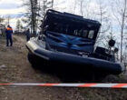 Перевернувшаяся на Байкале аэролодка с туристами сначала накренилась