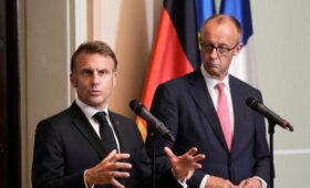 Макрон и Мерц заявили об эскалации конфликта после удара возмездия по Киеву
