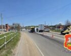 В Подмосковье скорая столкнулась с легковушкой и опрокинулась на «Газель»