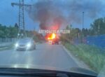 РЕН ТВ: Пожар произошел возле ТЦ «Весна» в московском Алтуфьево