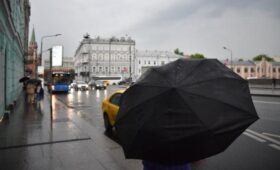 Гроза и порывистый ветер прогнозируются в Москве 21 мая