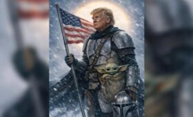 Белый дом опубликовал изображение Трампа в образе Мандалорца