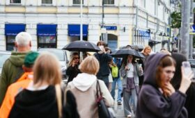 Дождь, гроза и до 18 градусов ожидаются в Москве 8 мая