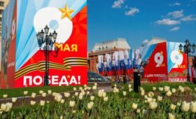 Первые тюльпаны распустились на клумбах в Москве