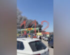 В Пятигорске произошел крупный пожар на рынке