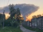 Площадь пожара в Дмитровском районе Подмосковья достигла 5 тысяч «квадратов»